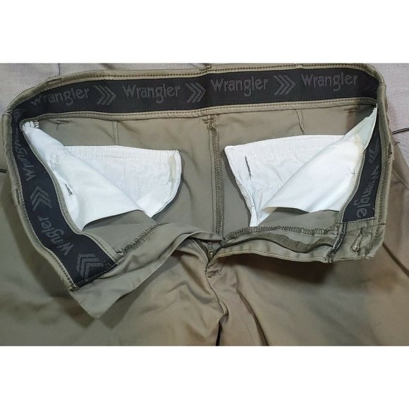 Wrangler Men's Casual Slacks Pants Sz 32/38 Khaki - Picture 6 of 7
